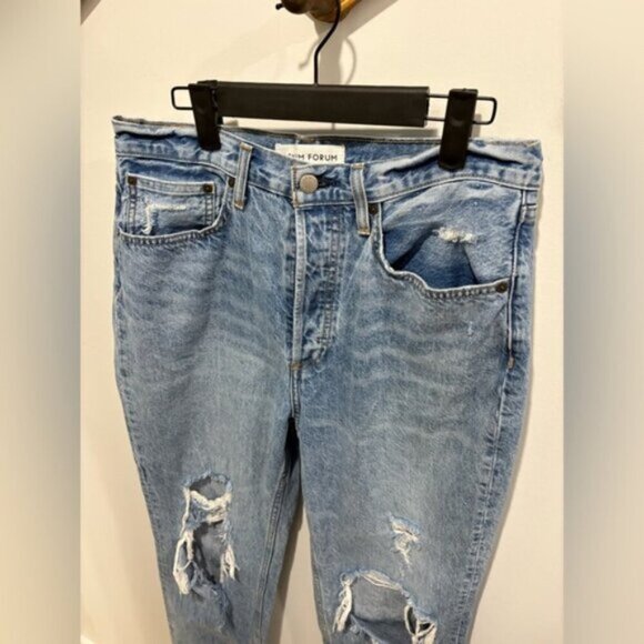 EUC- DENIM FORUM BF HIGH RISE LOOSE JEAN - Picture 3 of 9